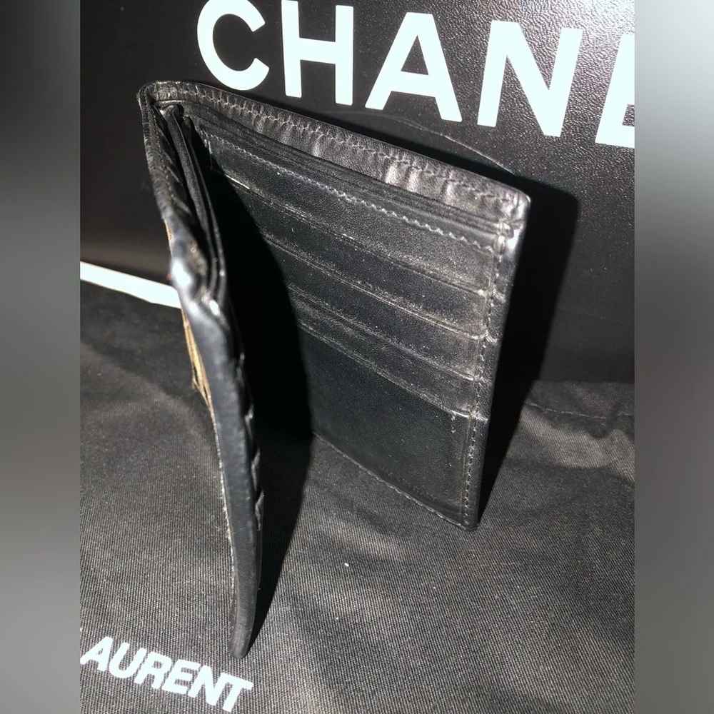 Auth Used Men’s Burberry check Nova Wallet Black - Picture 10 of 11